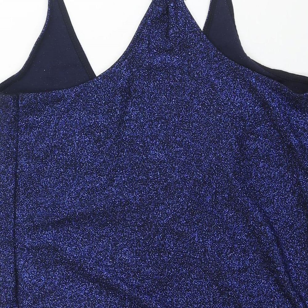Womens UK Size 6 NEXT Blue Camisole Blouse