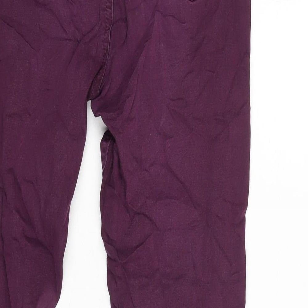 Womens UK Size 10 Marks and Spencer Regular Fit Jegging Purple Trousers