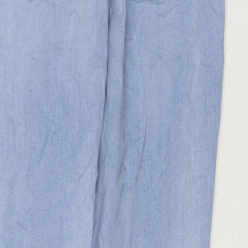 Womens UK Size 12 Marks and Spencer Regular Fit Tapered Blue Jeans