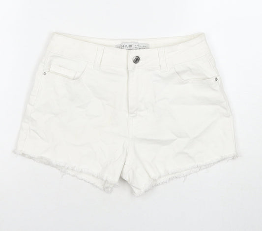 Womens UK Size 6 Denim & Co. Regular Fit Cut-Off Shorts