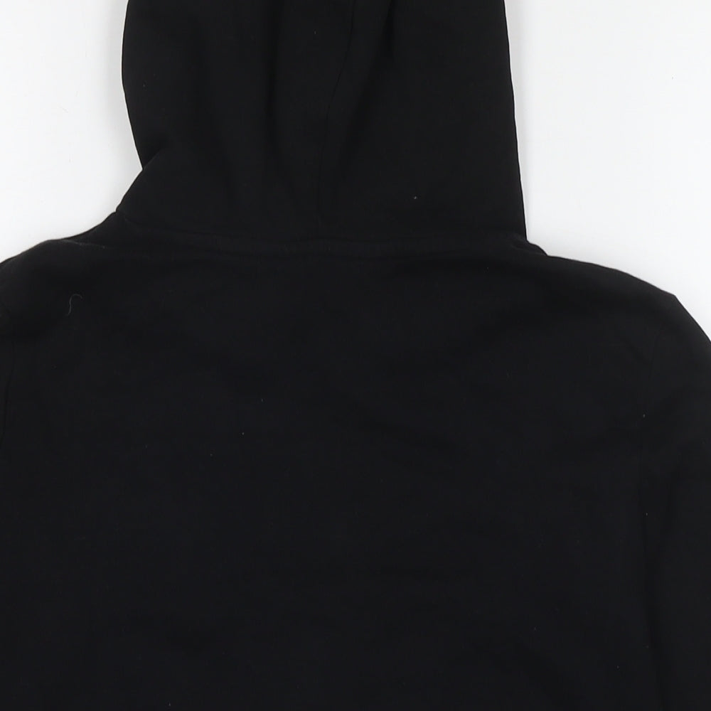 H&M Girls Black Cotton Pullover Hoodie Size 11-12 Years Pullover - All Is Love