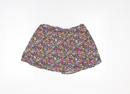 Motel Womens Multicoloured Floral Viscose Mini Skirt Size L Button