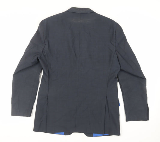 Mens UK Size 40 Hawes & Curtis Regular Blue Suit Jacket