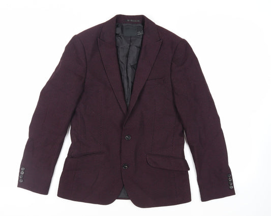 Mens UK Size 36 ASOS Regular Purple Suit Jacket