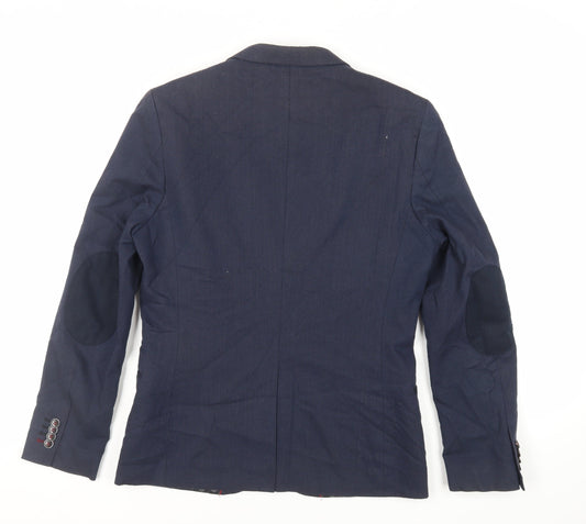 Mens UK Size 38 H&M Regular Blue Suit Jacket