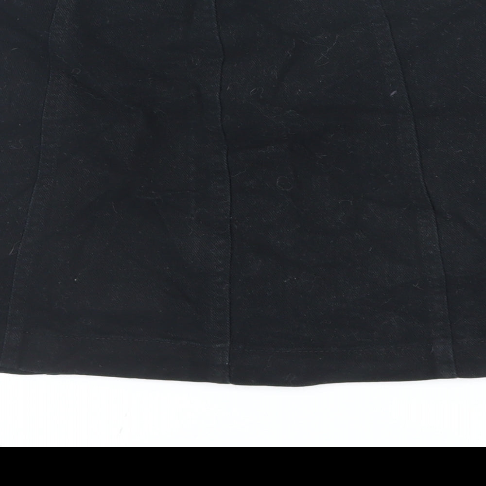 Womens UK Size 8 Divided by H&M Mini Denim Skirt