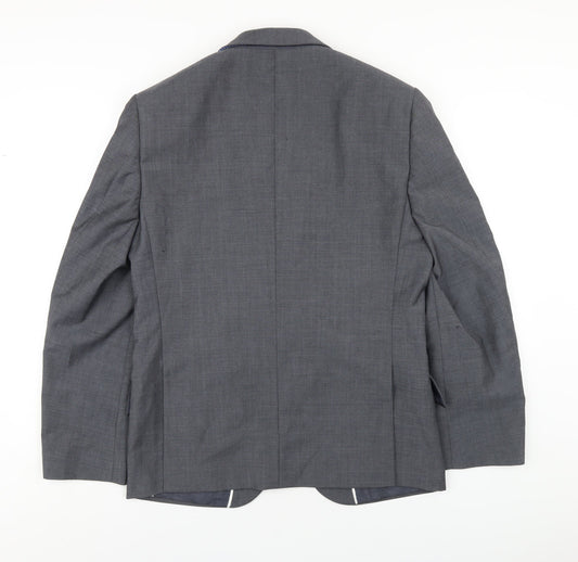 Mens UK Size 38 Marks and Spencer Regular Grey Suit Jacket