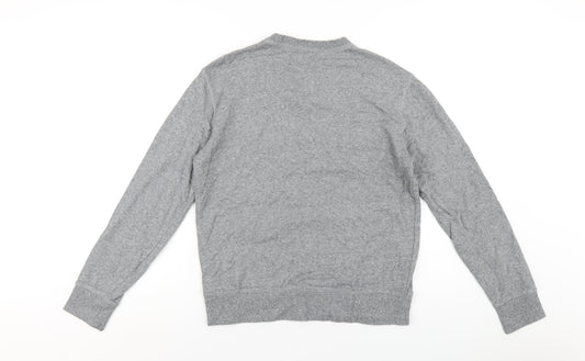 Mens UK Size S Marks and Spencer Grey Pullover Sweatshirt