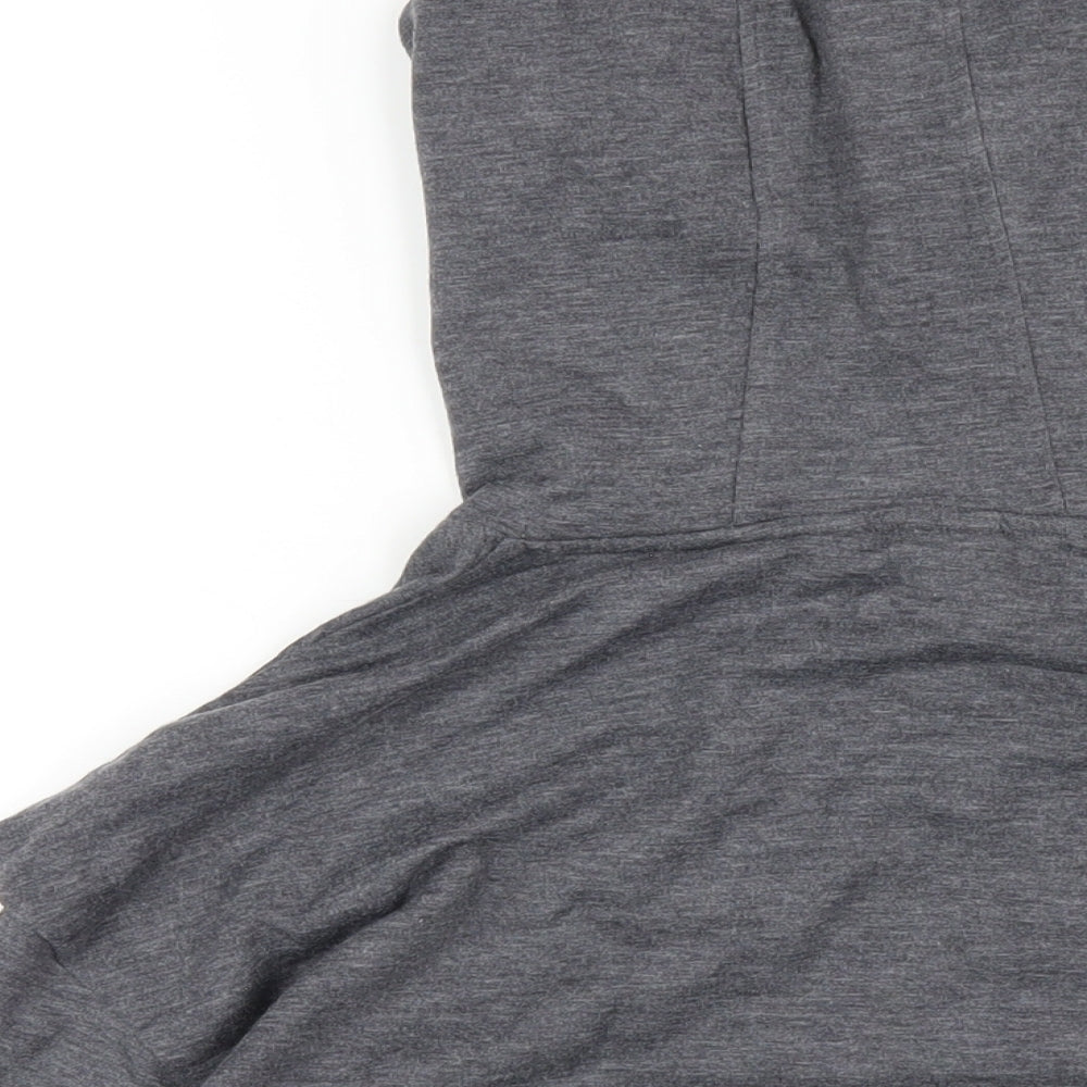 Boux Avenue Womens Grey Polyester Pullover Hoodie Size 8 Pullover