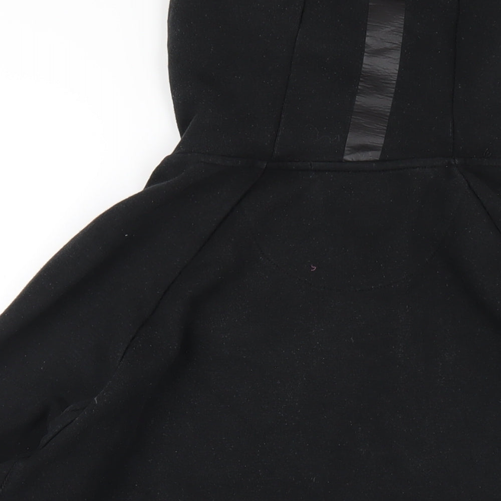 Free the Future Mens Black Cotton Pullover Hoodie Size L