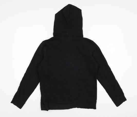 Gap Womens Black Cotton Pullover Hoodie Size S Pullover