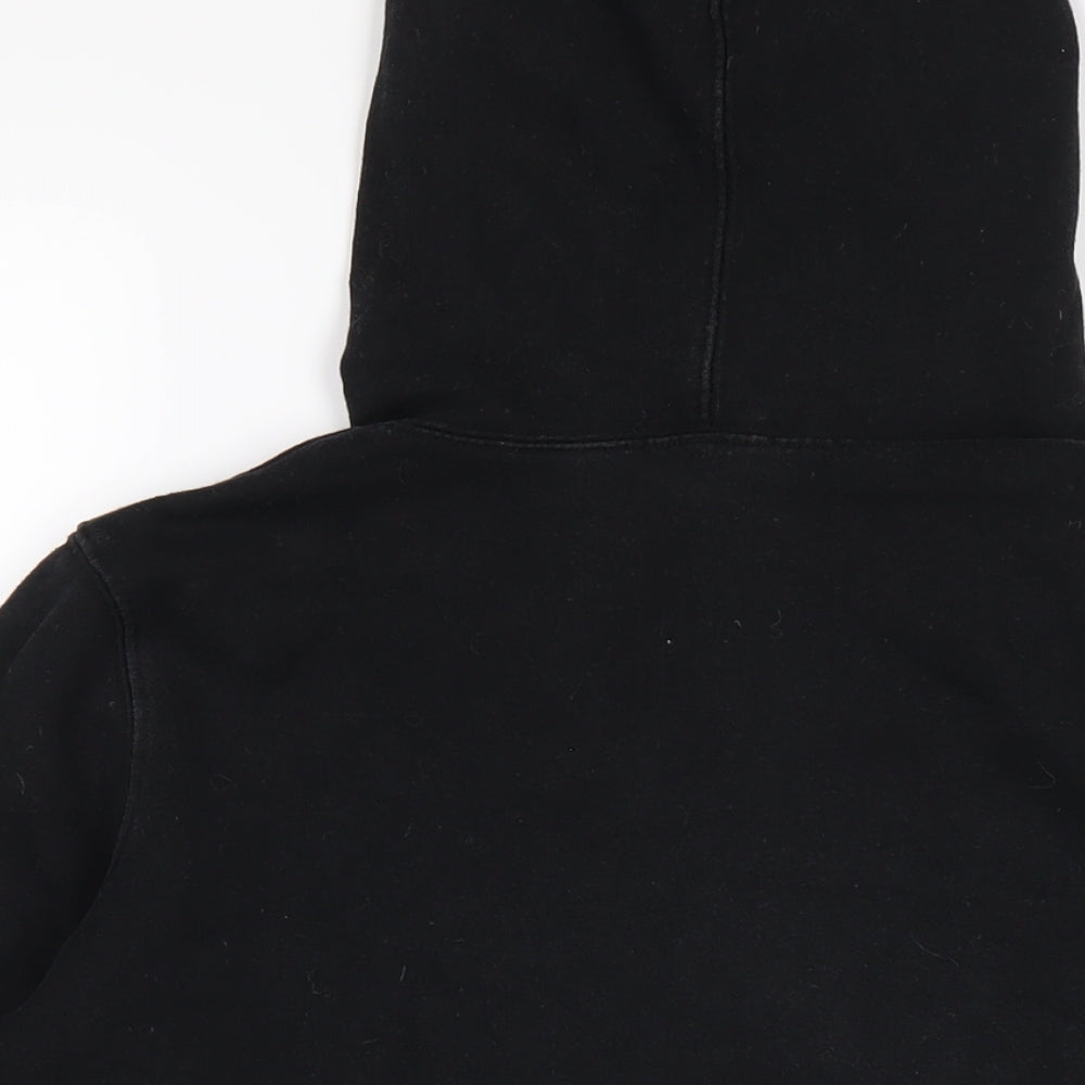 Gap Womens Black Cotton Pullover Hoodie Size S Pullover