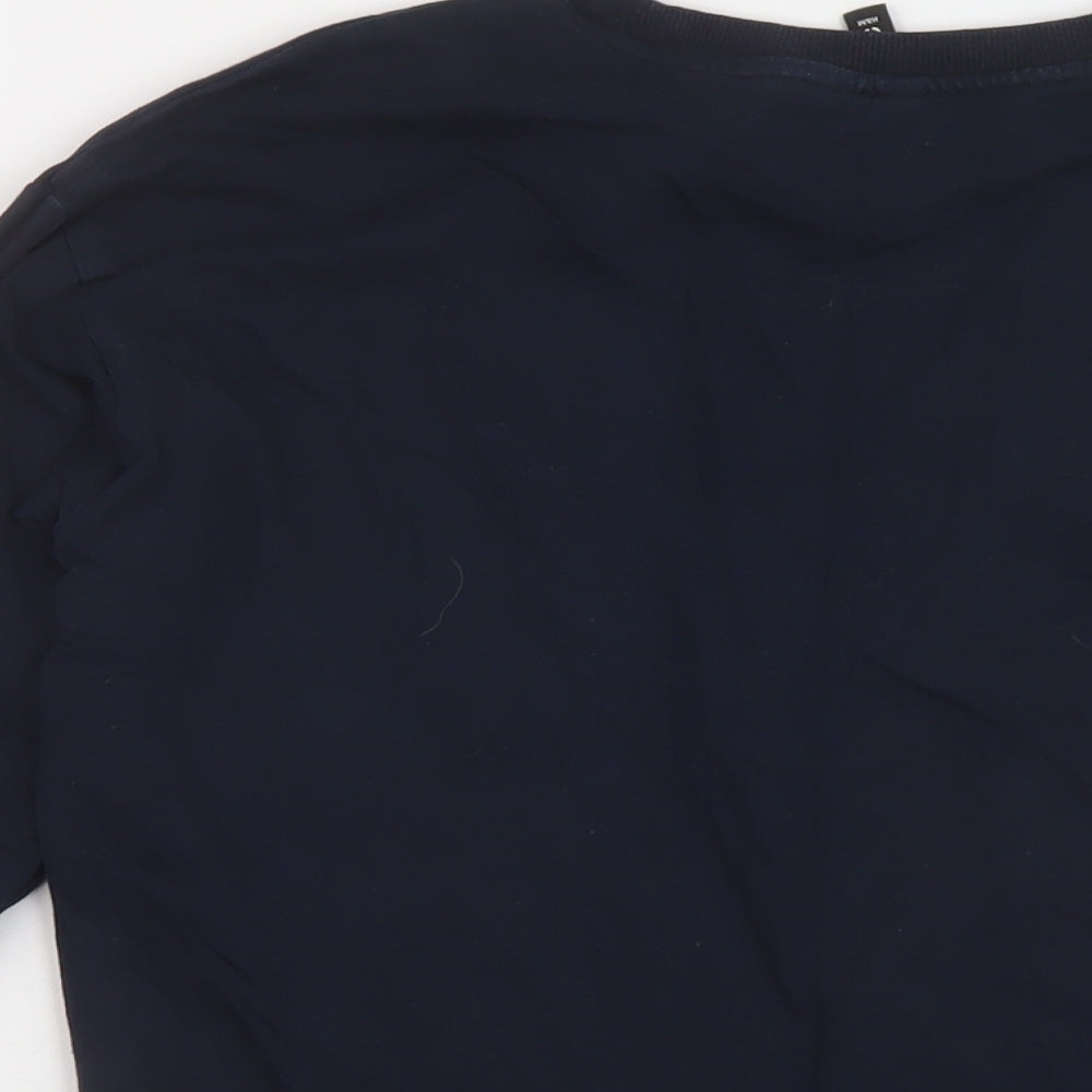 H&M Womens Blue Cotton Pullover Sweatshirt Size XS Pullover - California