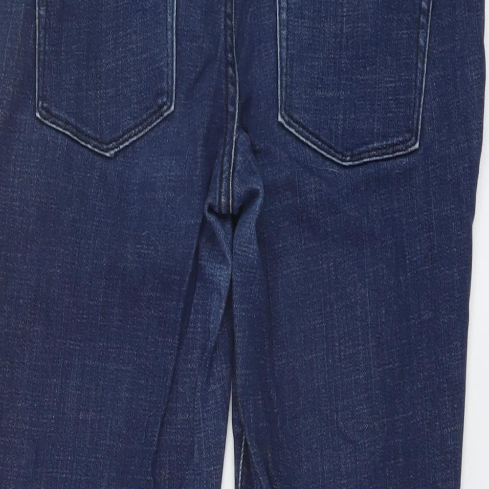 Gap Womens Blue Cotton Skinny Jeans Size 10 L26 in Regular Button