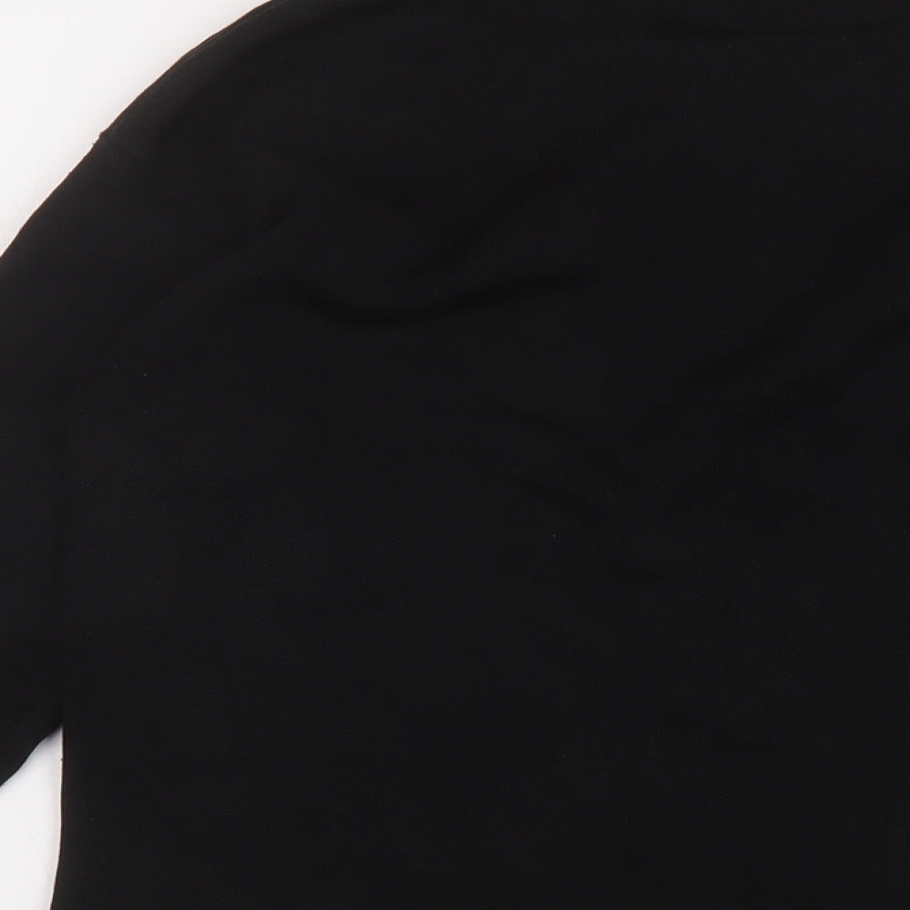 La Redoute Womens Black Crew Neck Acrylic Pullover Jumper Size M