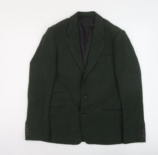 Mens UK Size 36 ASOS Regular Green Suit Jacket