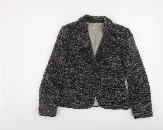 Per Una Womens Grey Jacket Size 10 Button