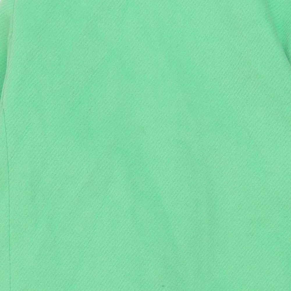 Womens UK Size 8 Marks and Spencer Green Overcoat