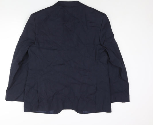 Mens UK Size 44 Marks and Spencer Regular Blue Suit Jacket