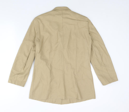 Liz Claiborne Womens Beige Jacket Size 6 Snap