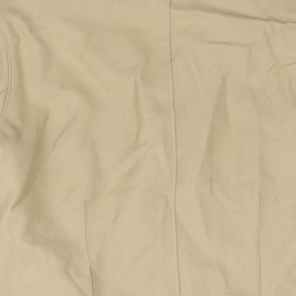 Liz Claiborne Womens Beige Jacket Size 6 Snap