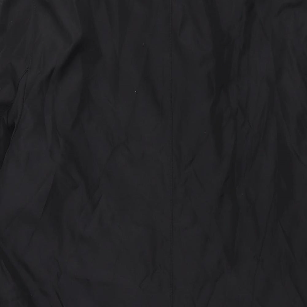 Principles Womens Black Trench Coat Coat Size 12 Button