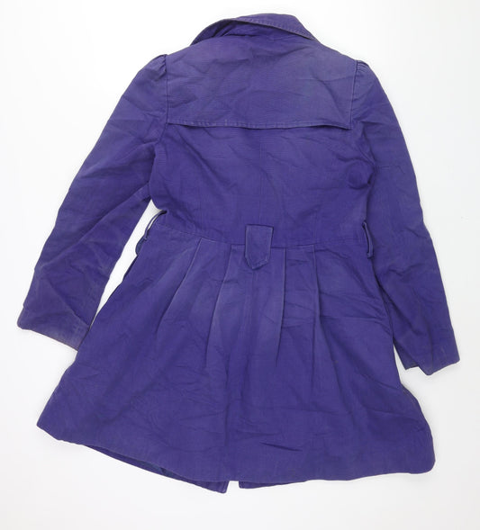Womens UK Size L Oasis Purple Overcoat