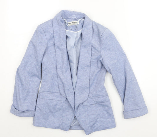 Womens UK Size 4 Miss Selfridge Blue Jacket