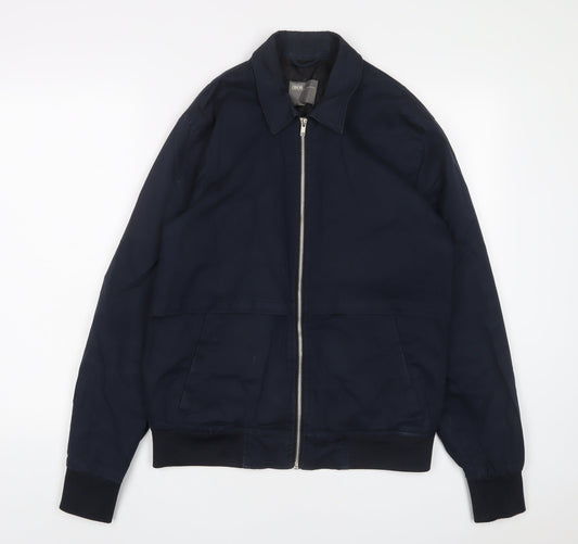 Mens UK Size M ASOS Blue Bomber Jacket