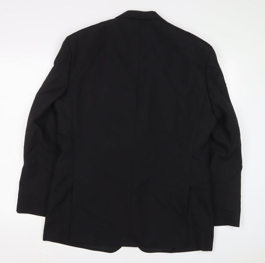 Mens UK Size 42 Mr Harry Regular Black Suit Jacket