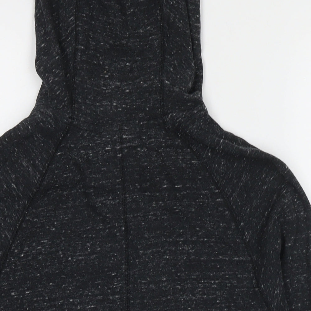 Womens UK Size S Marks and Spencer Black Full Zip Hoodie