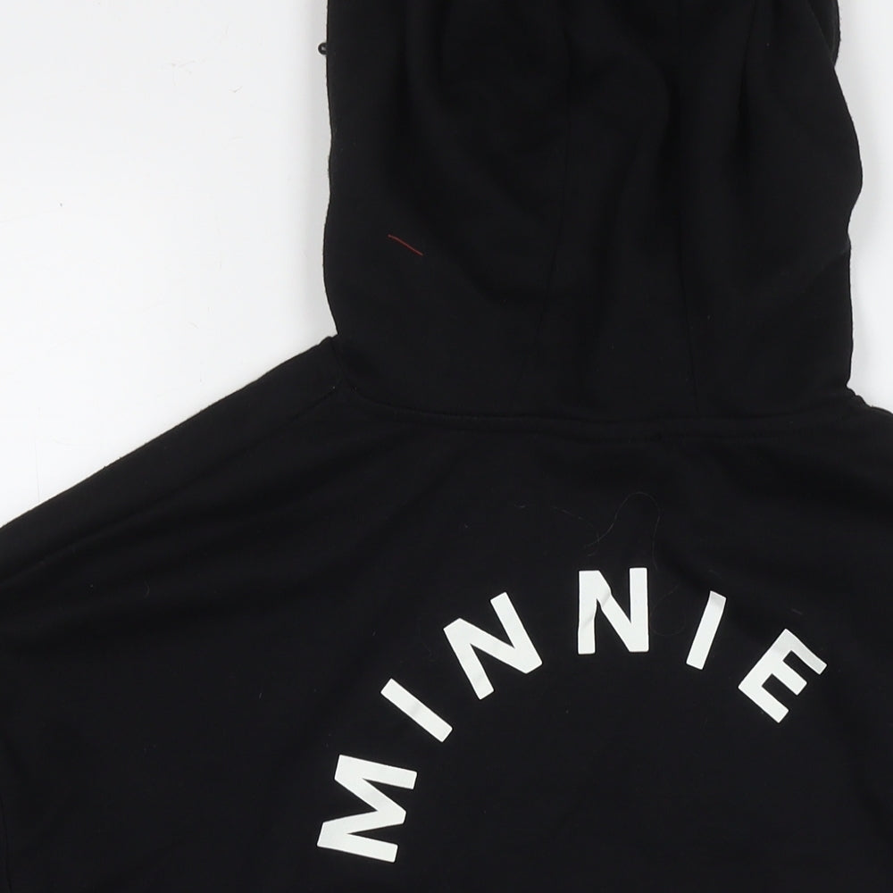 Womens UK Size S Disney Black Pullover Hoodie