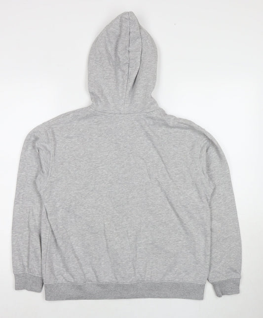Mens UK Size S Divided by H&M Grey Full Zip Hoodie