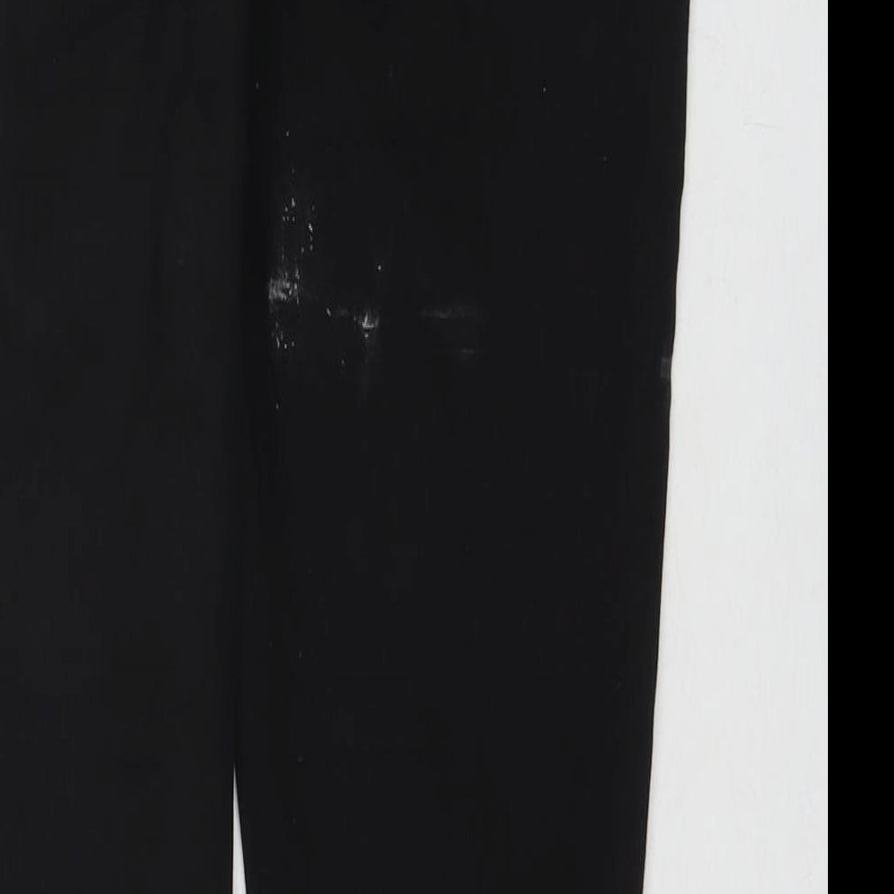 Womens UK Size 10 Papaya Regular Fit Skinny Black Jeans