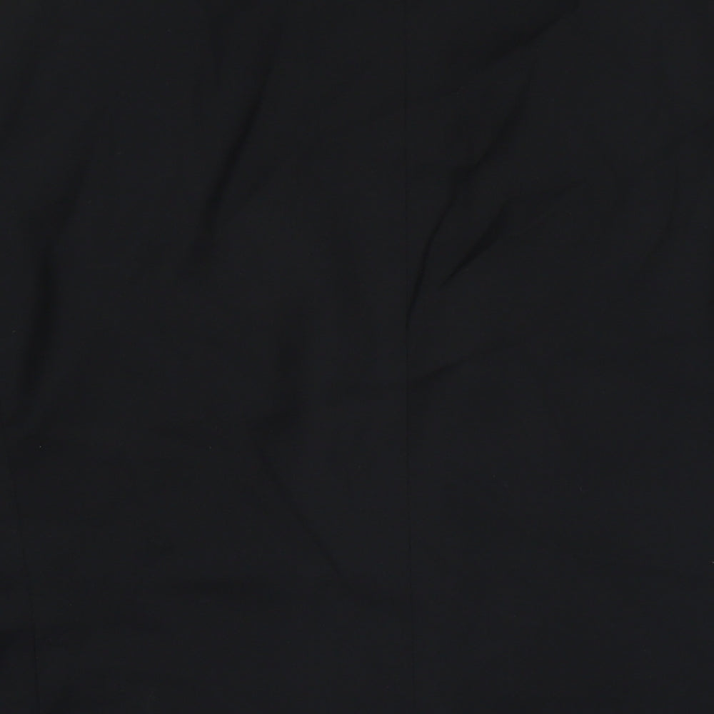 Mens UK Size 46 Topman Regular Black Suit Jacket