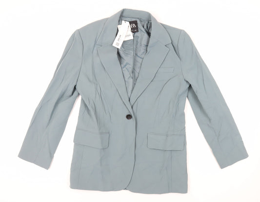 Womens UK Size M Zara Green Jacket