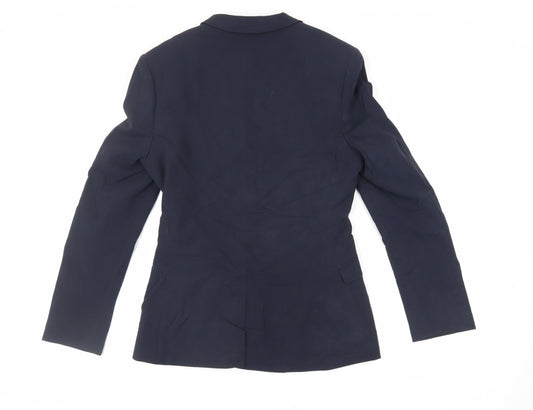 ASOS Mens Blue Polyester Jacket Suit Jacket Size 36 Regular