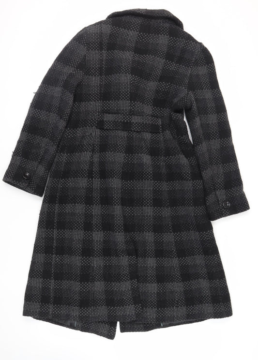 Womens UK Size 12 Planet Black Pea Coat