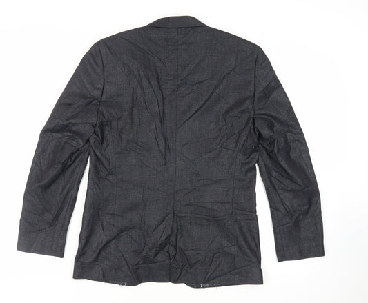 Mens UK Size 40 Stonebridge Regular Black Suit Jacket
