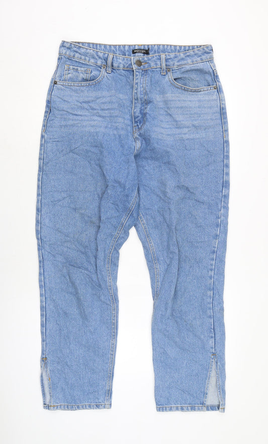 Womens UK Size 20 Nasty Gal Regular Fit Straight Blue Jeans