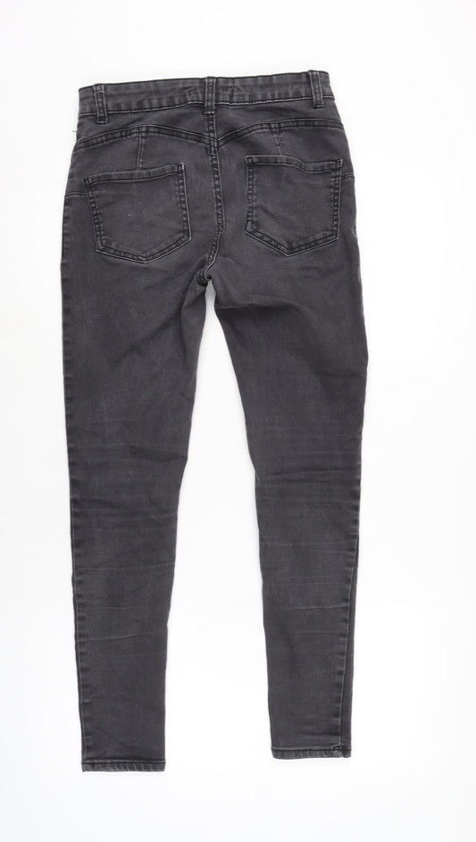 Womens UK Size 12 Denim & Co. Regular Fit Tapered Grey Jeans