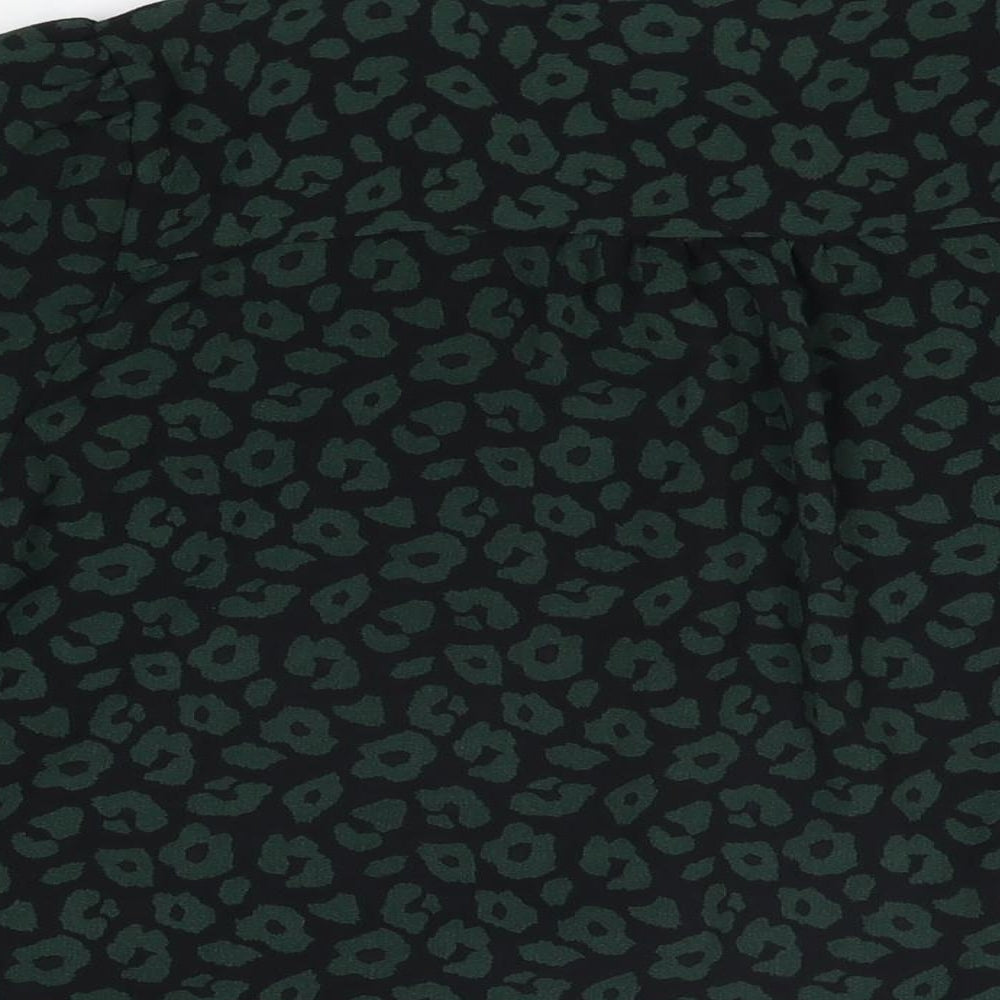 Womens UK Size 8 JDY Black Basic Button-Up