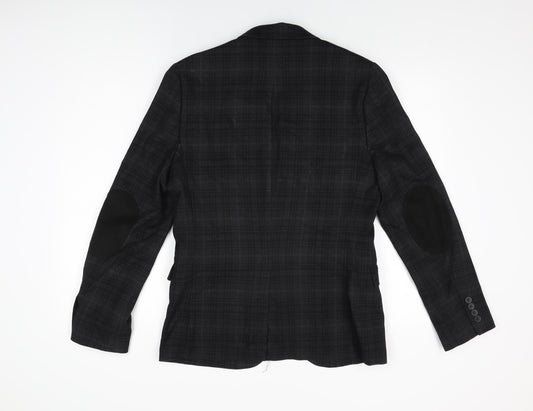 Mens UK Size 38 H&M Regular Black Suit Jacket