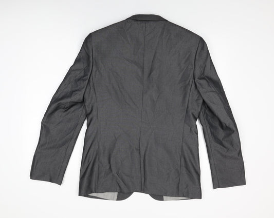 Mens UK Size 38 Marks and Spencer Regular Grey Suit Jacket