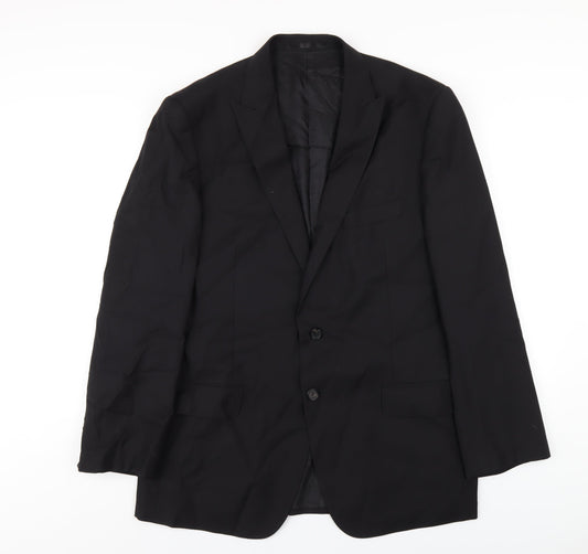 Mens UK Size 42 Autograph Regular Black Suit Jacket