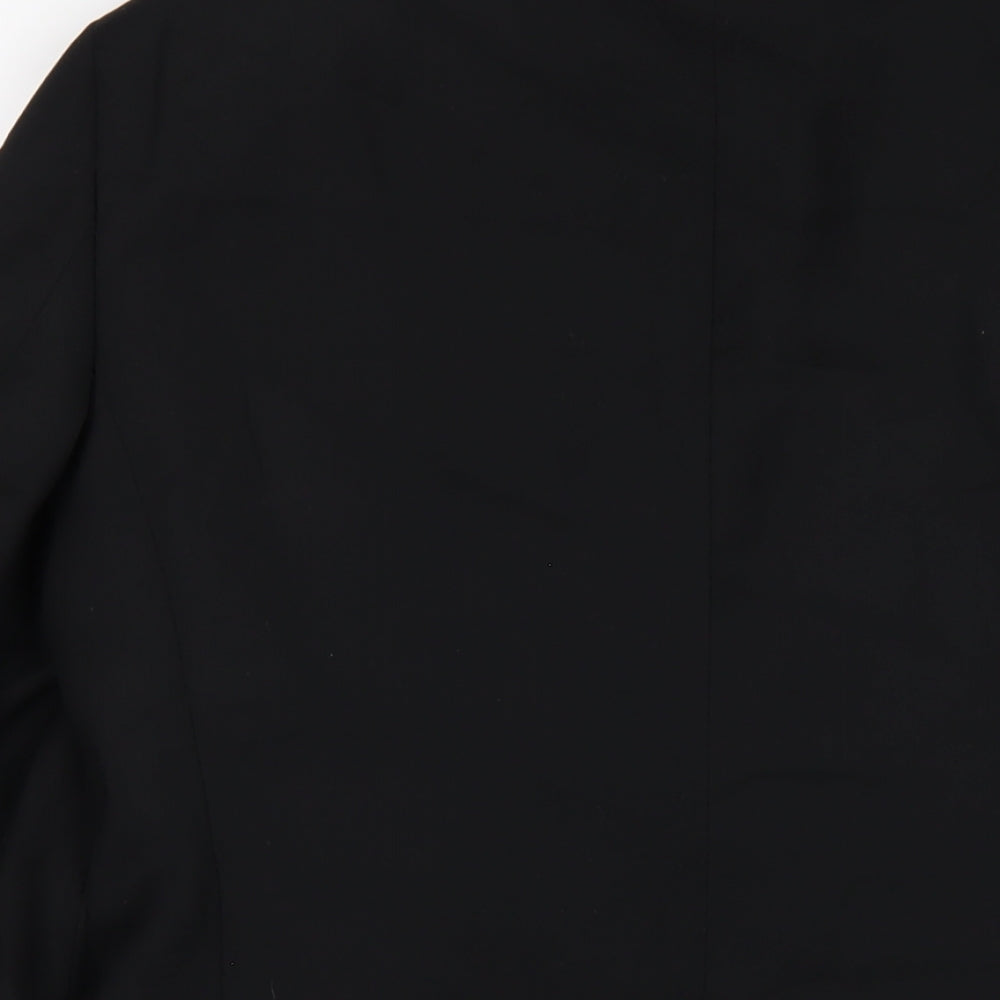 Mens UK Size 38 OneSix5ive Regular Black Suit Jacket