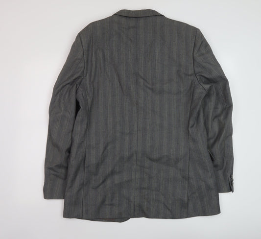 Mens UK Size 44 Eric Spencer Regular Grey Suit Jacket