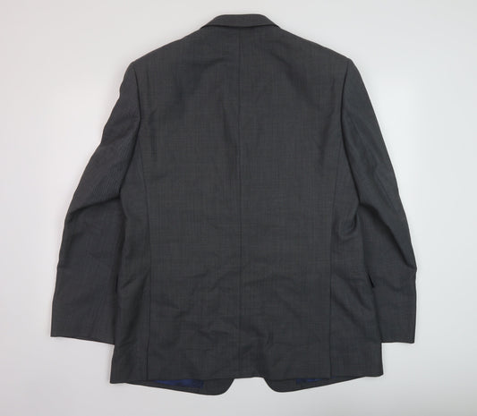 Mens UK Size 42 Marks and Regular Grey Suit Jacket