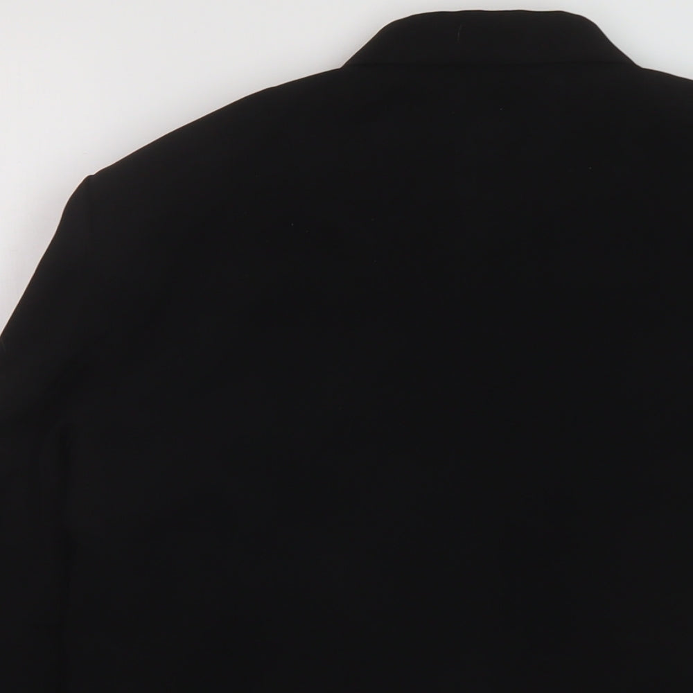 VivaKi Womens Black Jacket Size 8 Button