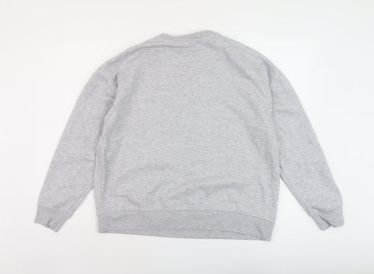 Womens UK Size 12 Disney Grey Pullover Sweatshirt
